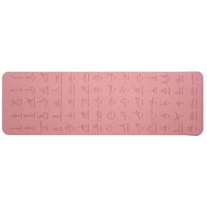 Yoga Mat Exercise Mats 6mm TPE Non-Slip Extra Thick High-Density Eco Friendly for Yoga Workout Pilates Yoga Mats for Women Men