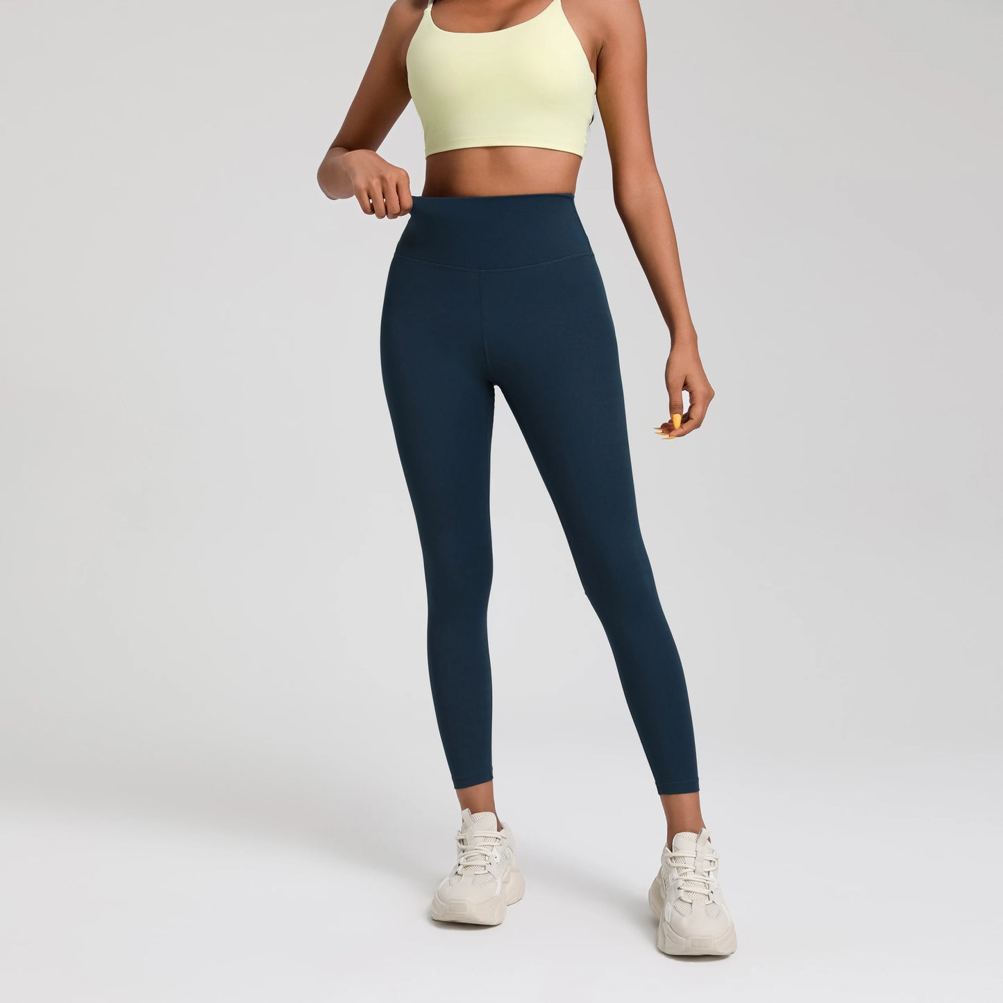 Solid Color Classic 2.0 Comprehensive Training Jog 25"Soft High Waist Gym Yoga Legging Women Gym Sports Pant Athletic