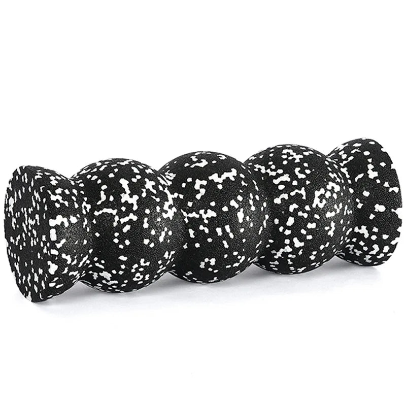 Yoga Foam Roller Wavy-shape EPP Fitness Massage Roller for Trigger Point Therapy Myofascial Release Neck Back Leg Pain Relief