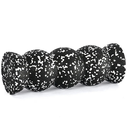 Yoga Foam Roller Wavy-shape EPP Fitness Massage Roller for Trigger Point Therapy Myofascial Release Neck Back Leg Pain Relief