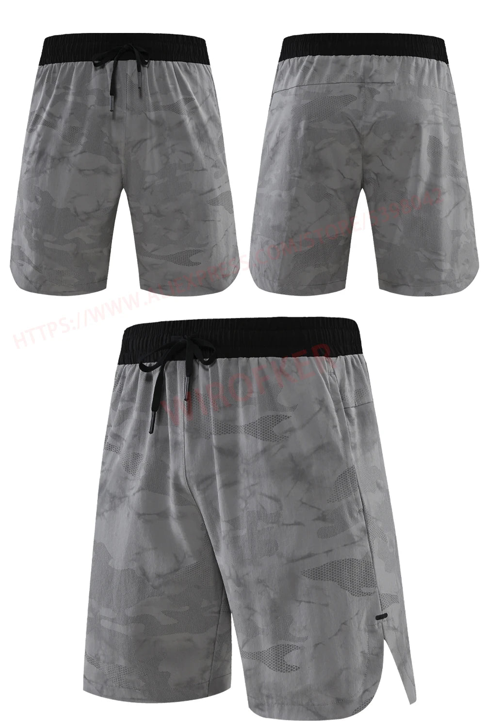 Men Fitness Shorts Quick Dry Sport Shirts Casual Beach Brand Short Camouflage Workout Running Shorts Breathable Gym Shorts