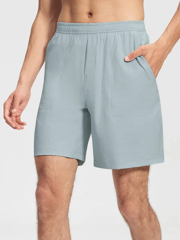 Men's Athletic Running Shorts Gym Workout Shorts Quick Dry Lightweight Liner less Work Shorts Sports Exercise Tennis