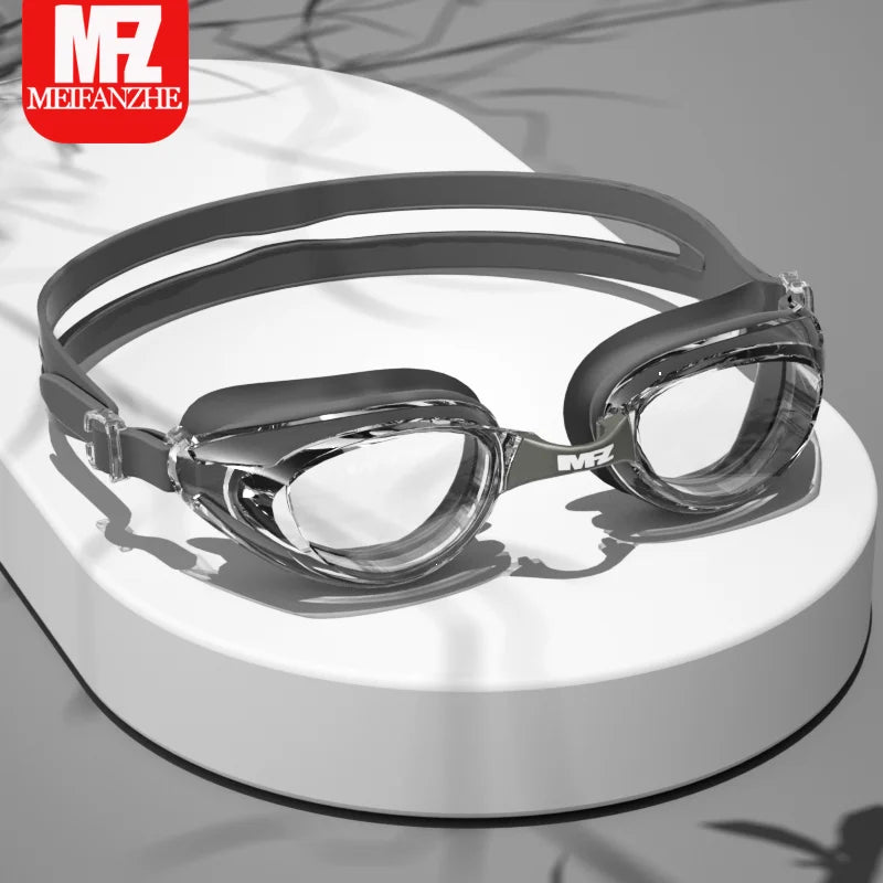 Small Frame Waterproof Anti-fog Adjustable Swimming Goggles for Men and Women