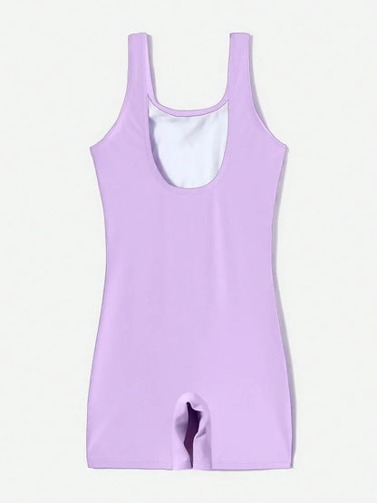 One Piece Swimsuit Girls Kids Striped Sling Children Swimwear Summer Backless Bodysuit Beach Wear Bathing Suit Swimming