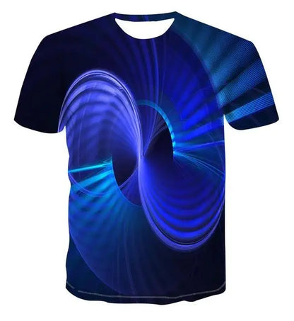 Men's 3d T-shirt Casual Short-sleeved O-neck Fashion Funny Printing T-shirt Men and Women T-shirt High-quality