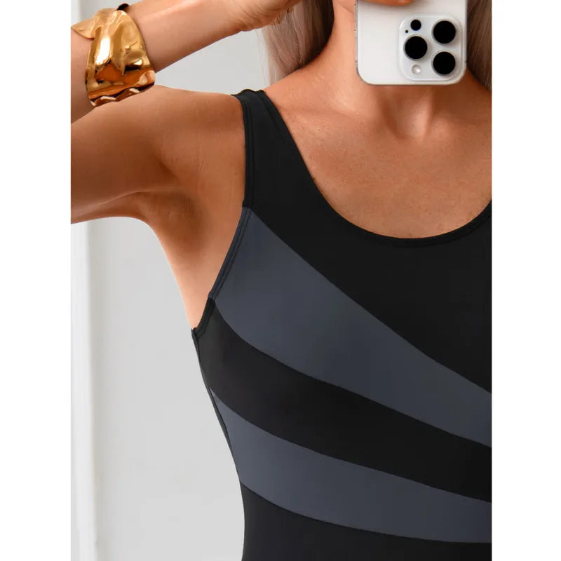 One Piece Swimsuits Closed Women's Swimwear Sports For Swimming Wear Body Bathing Suits Beachwear Pool Bather