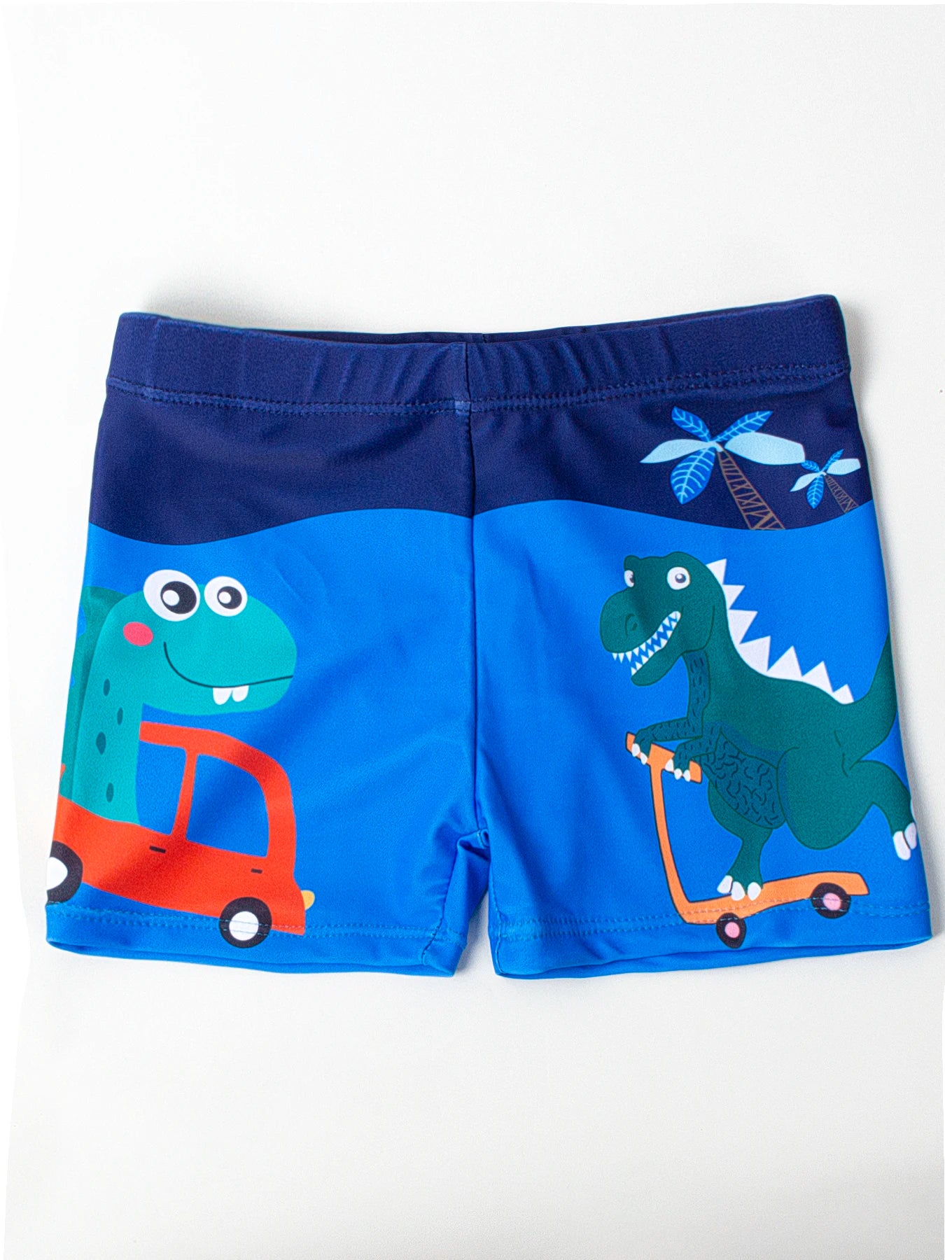 Boys Swim Trunks Cartoon Shark Dinosaur Crocodile Swimwear Kids Beach Shorts