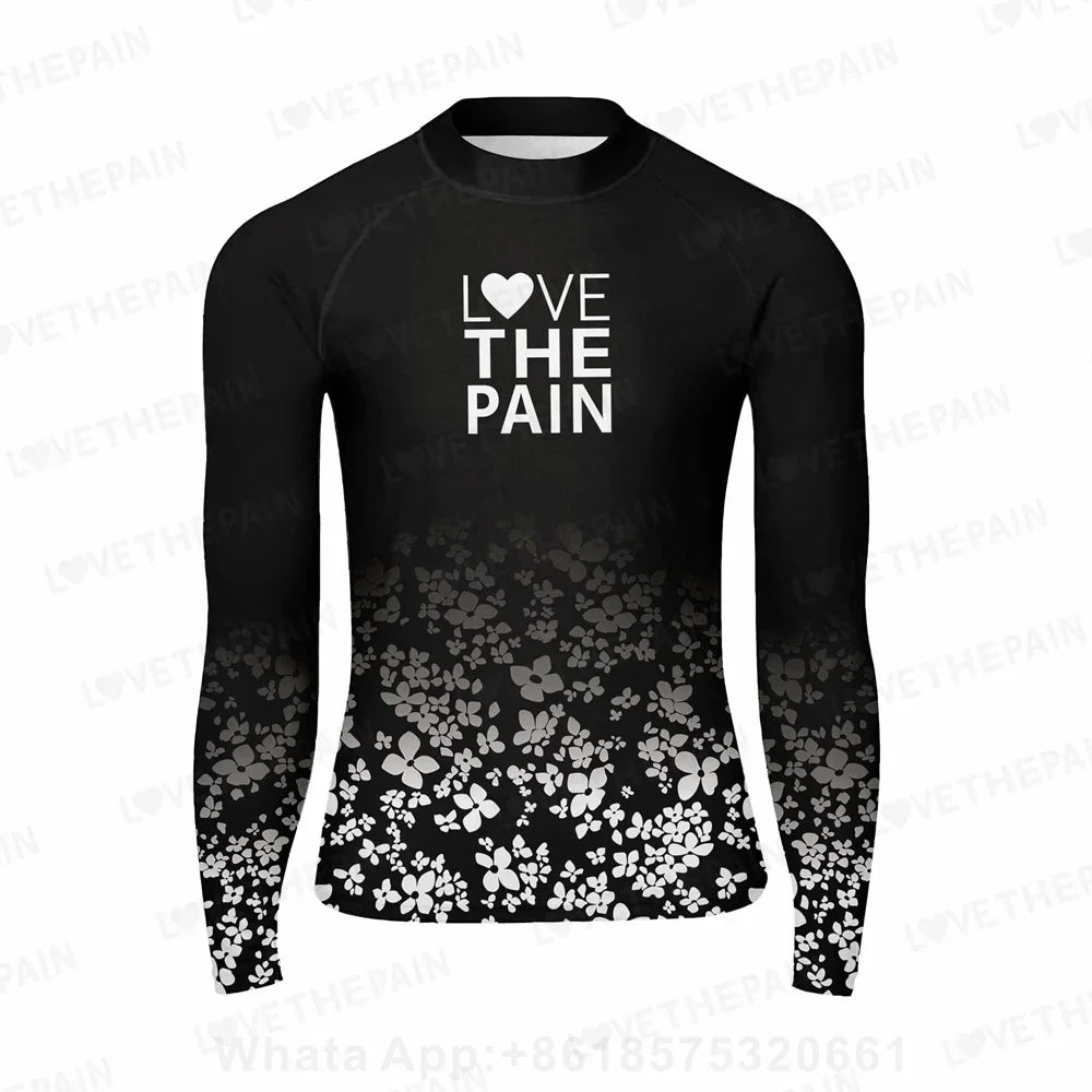 Men Long Sleeve Rash Guards Surf T-shirts UV Protection Swimsuit Surfing Diving Swimwear Swim Surf Beach Rash guard
