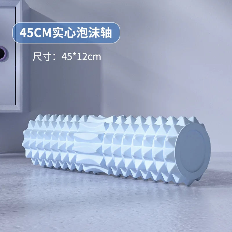 Full Body Muscle Relaxation Yoga Equipment Foam Rollers Wolf Tooth Stick Back Wheel Barrel Massage Tools