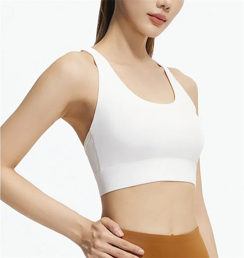 Criss Cross Back Yoga Bra Criss Cross Back Yoga Crop Strappy Workout Bras Crisscross Gym Bra Crisscross Sports Bras