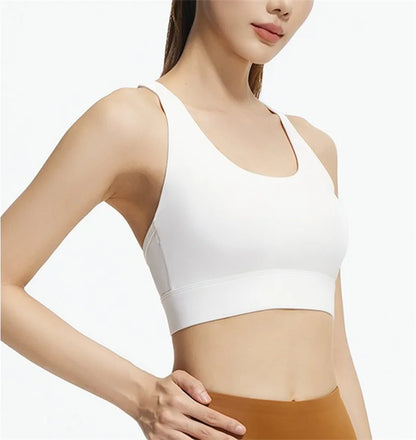 Criss Cross Back Yoga Bra Criss Cross Back Yoga Crop Strappy Workout Bras Crisscross Gym Bra Crisscross Sports Bras