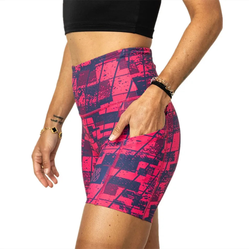 Women's Racing Yoga Shorts Casual Tight Shorts Fitness Pants Running Elastic Femme Biker Shorts