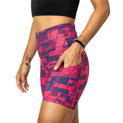 Women's Racing Yoga Shorts Casual Tight Shorts Fitness Pants Running Elastic Femme Biker Shorts