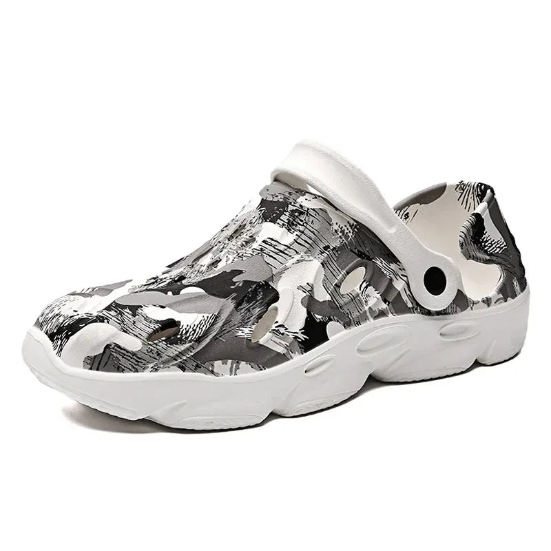 Men Clogs Beach Sandals Summer Garden Shoes Clog Lightweight