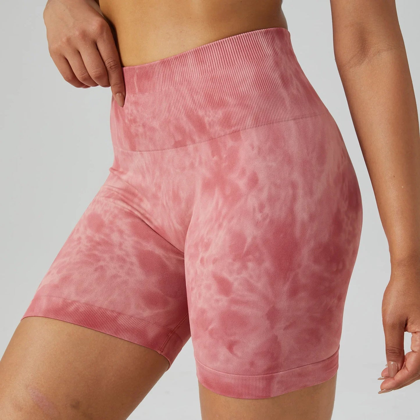 Short Gym Woman Tie Dye Yoga Push Up Sport Shorts Seamless Women Fitness Wear Running Gym Leggings Female Tights Workout Shorts