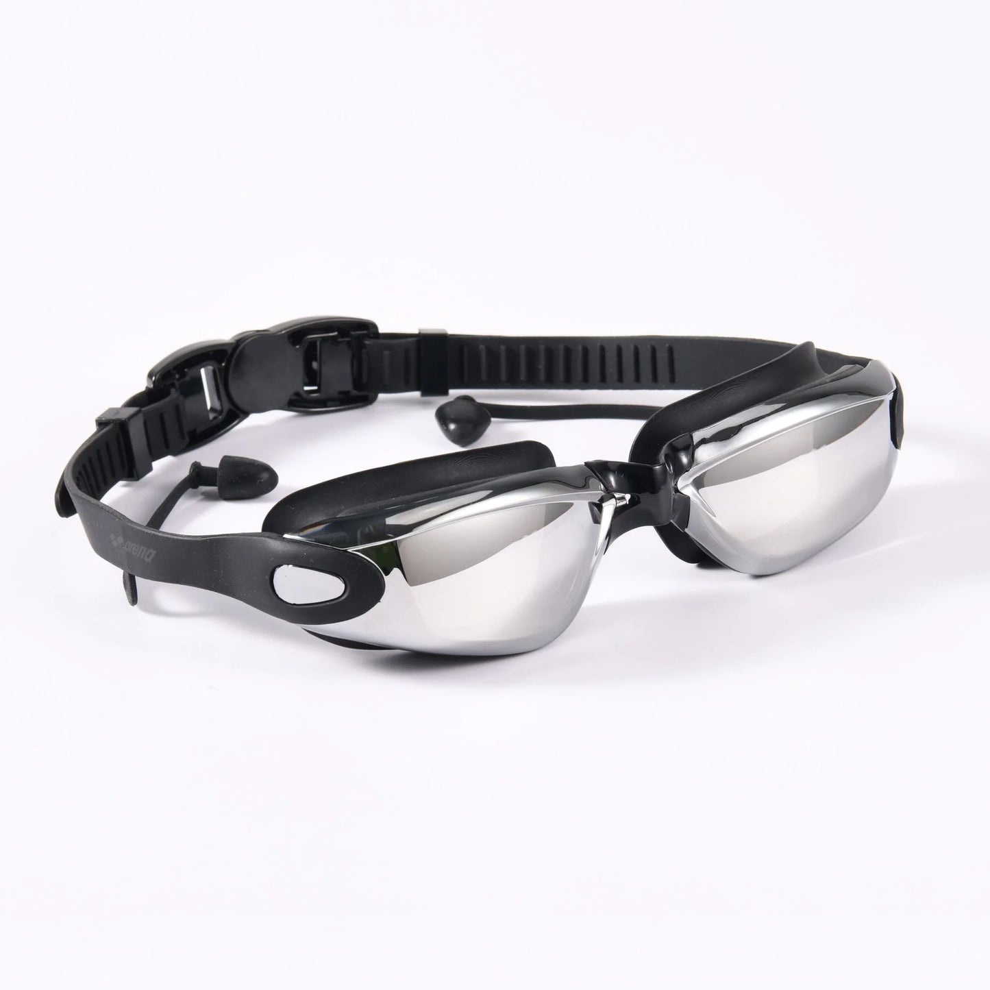 Professional Adult Anti-fog Swimming Goggles with Earplugs Men Women Swim Leak Proof Adjustable UV Protection Eyewear