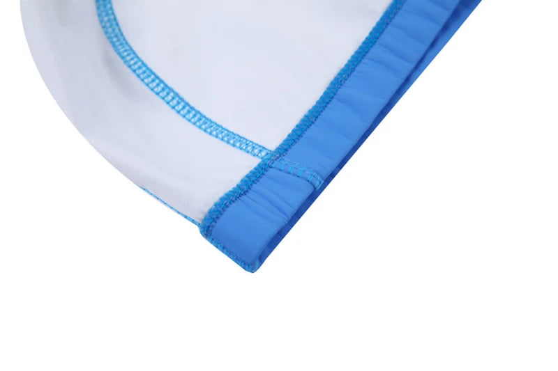 Kids Children Swimming Cap Waterproof PU Fabric Cute Cartoon Animal Dolphin Protect Ears Long Hair Boys Girls Swim Pool Caps Hat