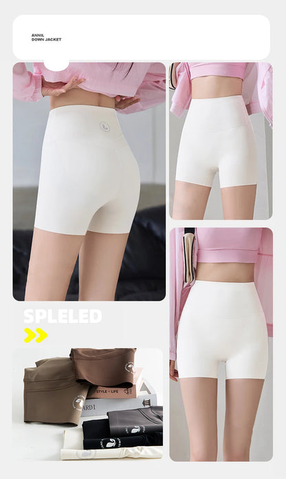 Thin Sharkskin Push Up Mini Shorts Women Slim Tight Butt Lifter Safety Shorts Sport Fitness Yoga Cycling Shorts