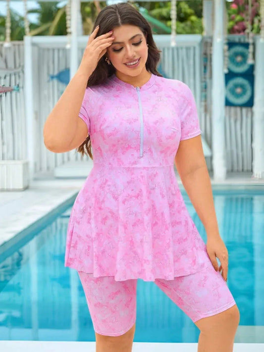 L-4XL Plus Size Tankini Women's Push Up Large Size 3XL 4XL Swimsuit Summer Tummy Control Swimwear Tankini Sets