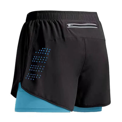 Multi Colours Available  Sport Shorts Men Sportswear Double-deck Training Short Pant Summer 2 In 1 Beach Homme Clothing Jogging Gym Running Shorts