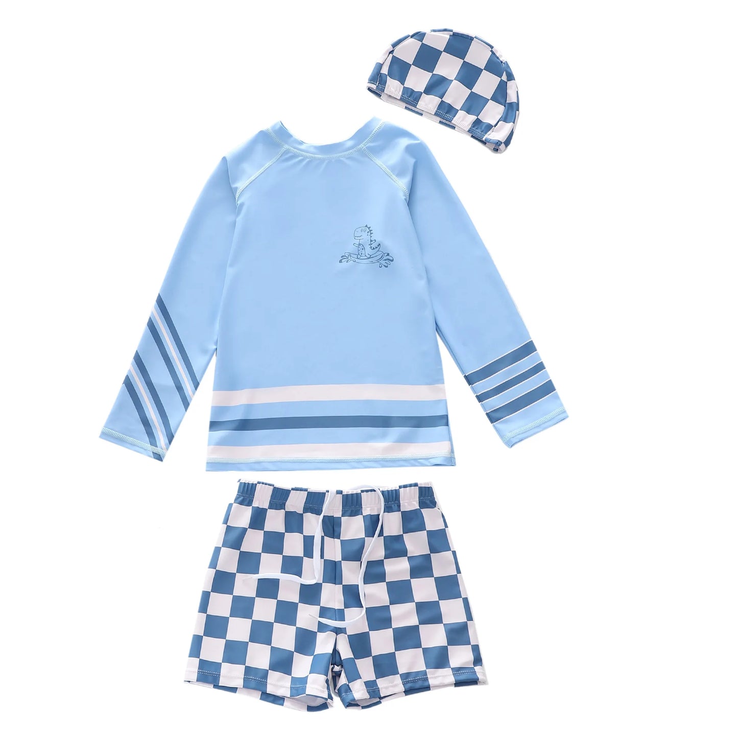 Boys Swimwear Long Sleeve Rash Guard Swimming Trunks for a Boy Toddler Printing Swimsuit Kids Anti UV Summer Beach Bath Clothes