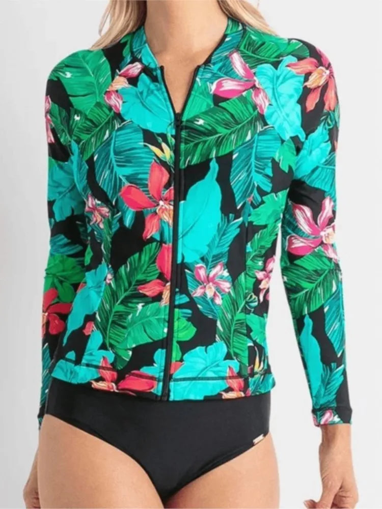 Swimwear Woman Swimsuit Rash Guard Long Sleeve Push Up Bikinis Briefs Brazilian Bathing Suit Women Beachwear Biquini Two Piece Suits