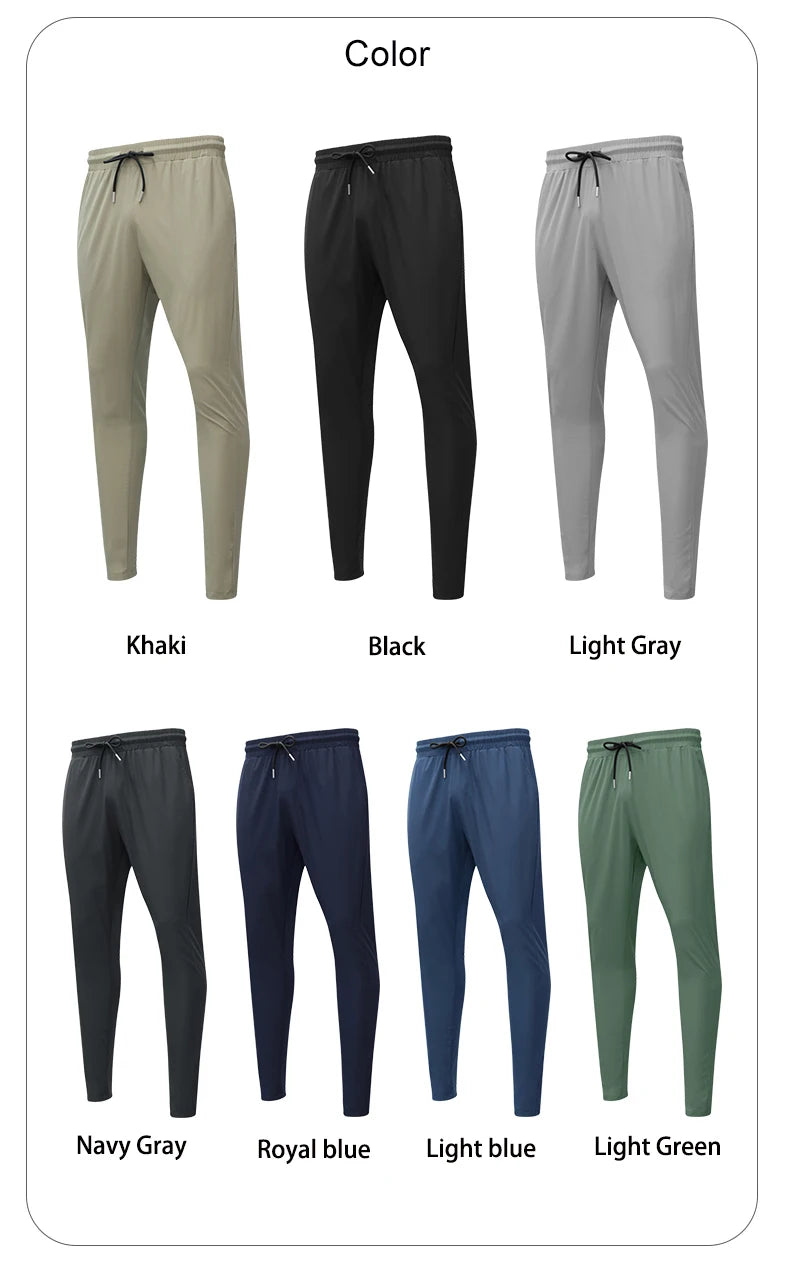Pencil Pants Mens Gym Casual Sweatpants Pant Fishing Breathable Quick-Drying Ice Silk Outdoor Sports Cycling Jogging Training