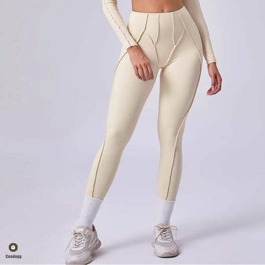 3D Women Yoga Pants Sports Fitness High Waist Peach Hip Raise Training Trousers Running Workout Gym Active Wear Leggings