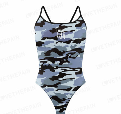 Love The Pain Women Swimsuit One-piece Comfortable Suit Functional Training Swimwear Pro Triathlon Beach Bathing Suit