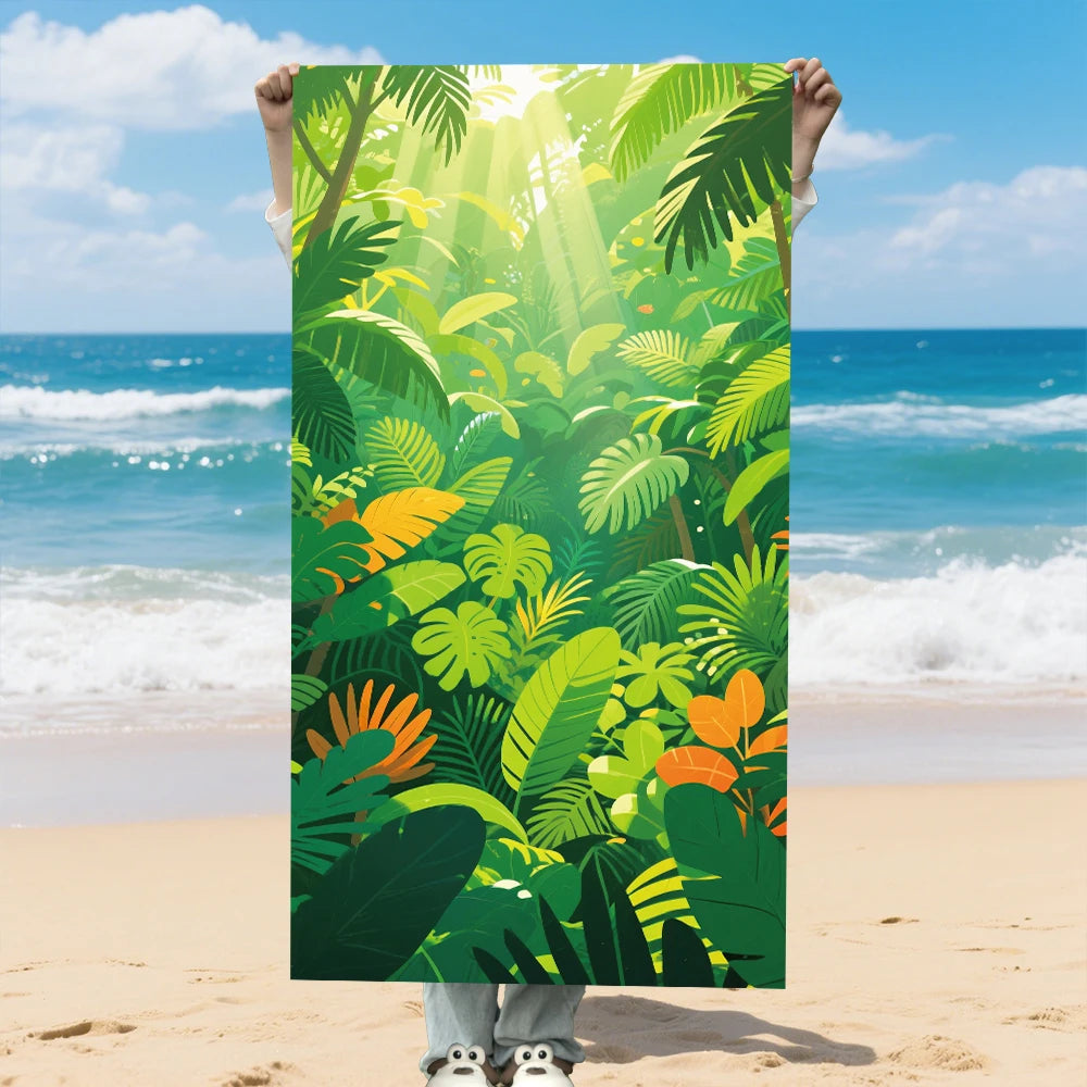 Quick-Dry Printed Beach Towels