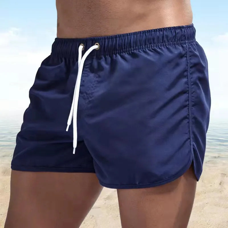 Shorts For Men Summer Men's Swimwear Shorts Brand Beachwear Swim Trunks Men Swimsuits Low Waist Breathable Beach Wear