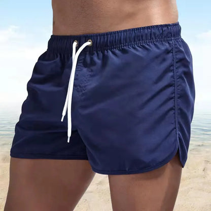 Shorts For Men Summer Men's Swimwear Shorts Brand Beachwear Swim Trunks Men Swimsuits Low Waist Breathable Beach Wear