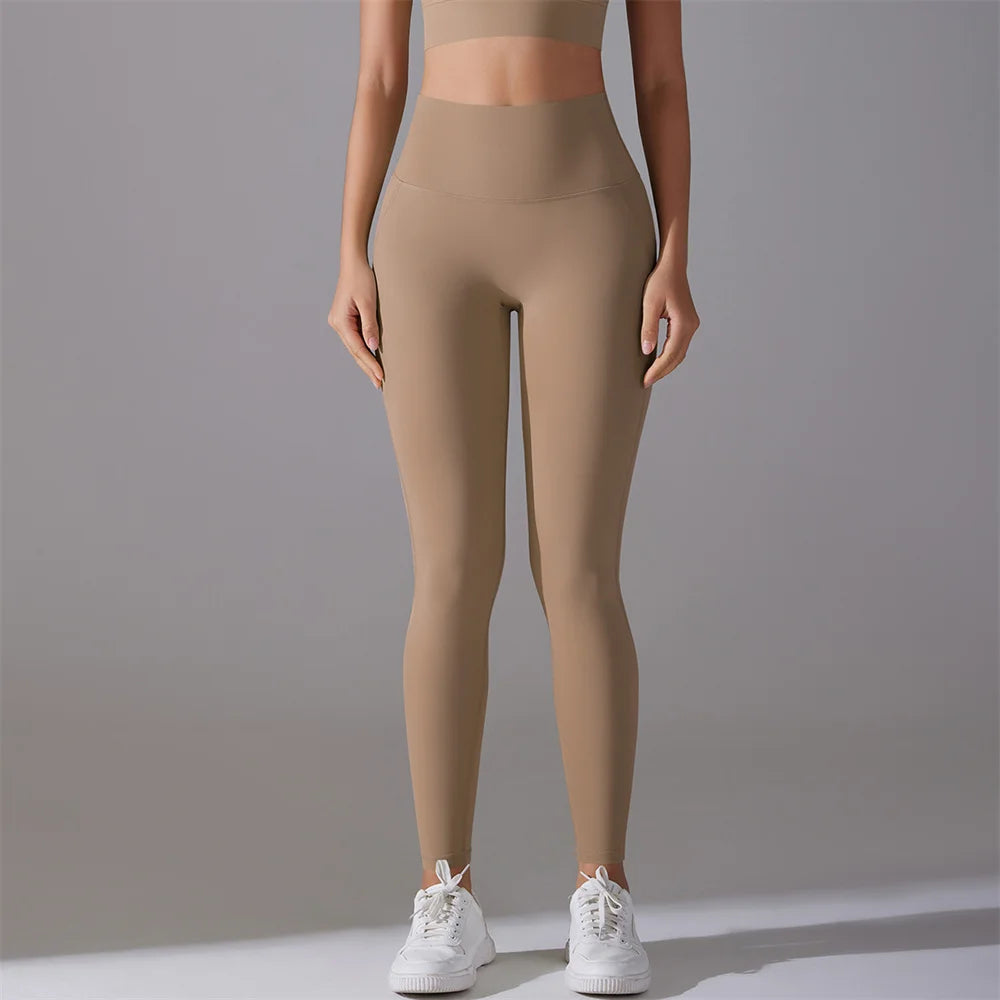 Yoga Leggings Women High Waist Women Fitness Leggings Breathable Sports Tights Leggings Gym Elastic Running Cycling Pant