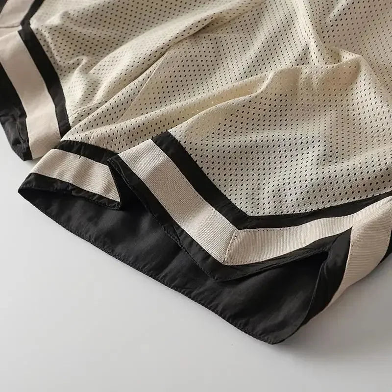 Mesh Quick Dry Training Male Short Pants Basketball Wide Loose Men's Shorts Sports Joggers Sweat Baggy