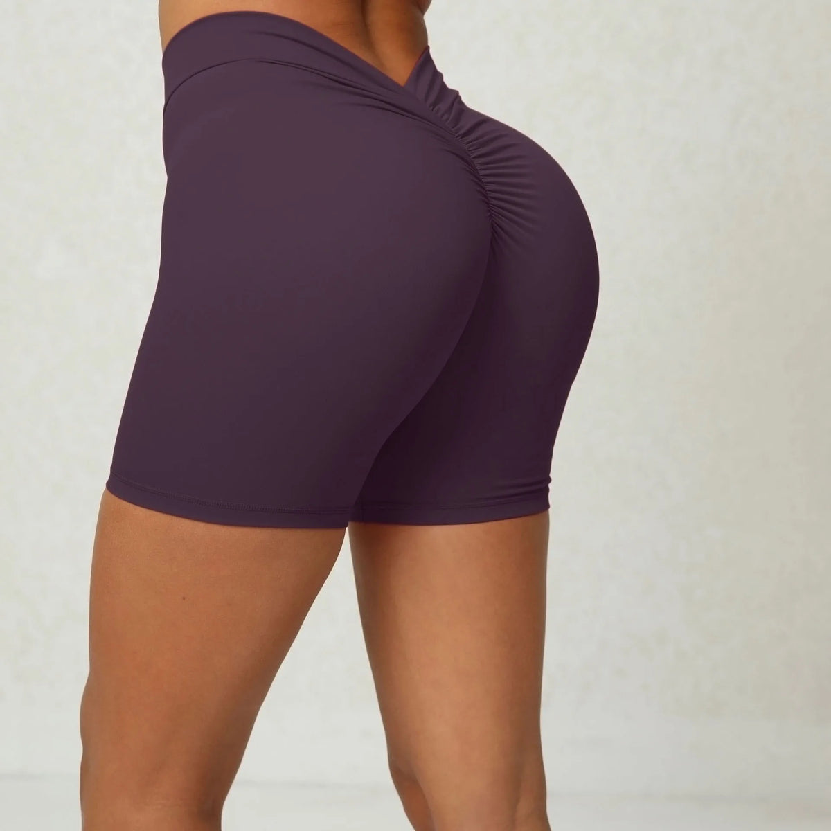 Women's High-Waisted Scrunch Gym Shorts