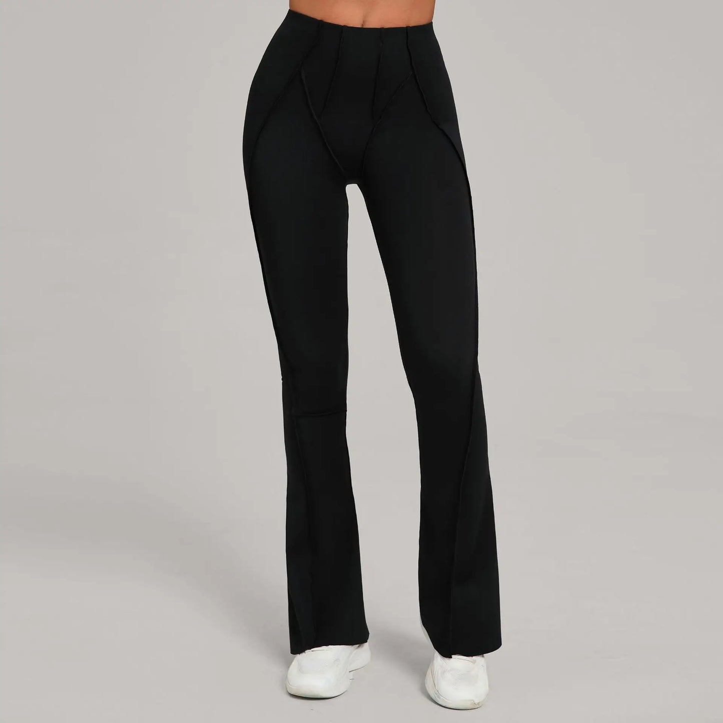 Flare Yoga Leggings Sport Fitness High Waist Squat Proof Hip Wide Pant Training Trousers Running Workout Gym Leggings Women