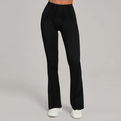 Flare Yoga Leggings Sport Fitness High Waist Squat Proof Hip Wide Pant Training Trousers Running Workout Gym Leggings Women