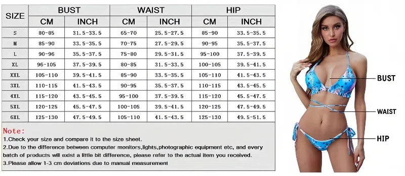Bandeau High Waist Bikini Push Up Swimsuit 3 Piece Swimwear Women Rainbow Bikinis Set Bather Beach Wear Bathing Suit