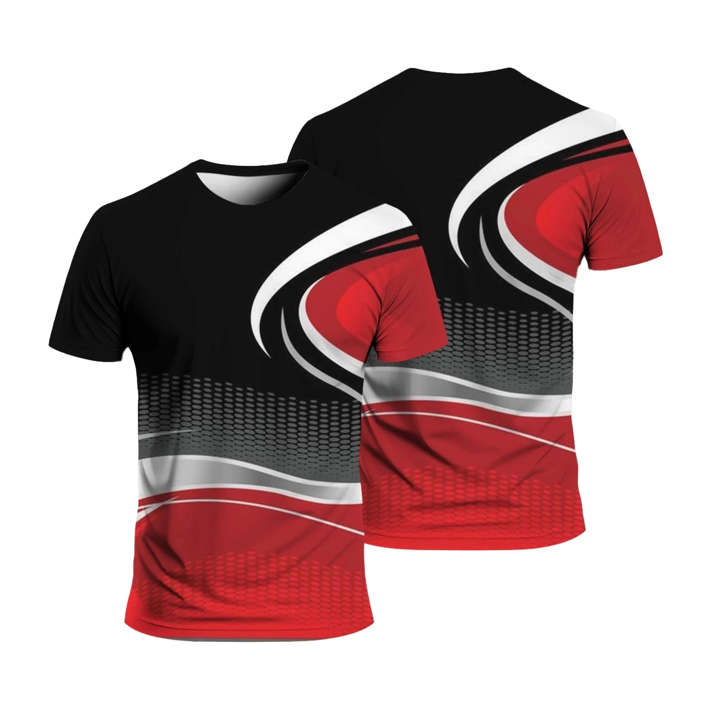 Gym T-Shirts Summer Fashion Sports Men's T-Shirt Loose Comfortable Daily Sportswear Running Man Casual Round Neck Short Sleeve