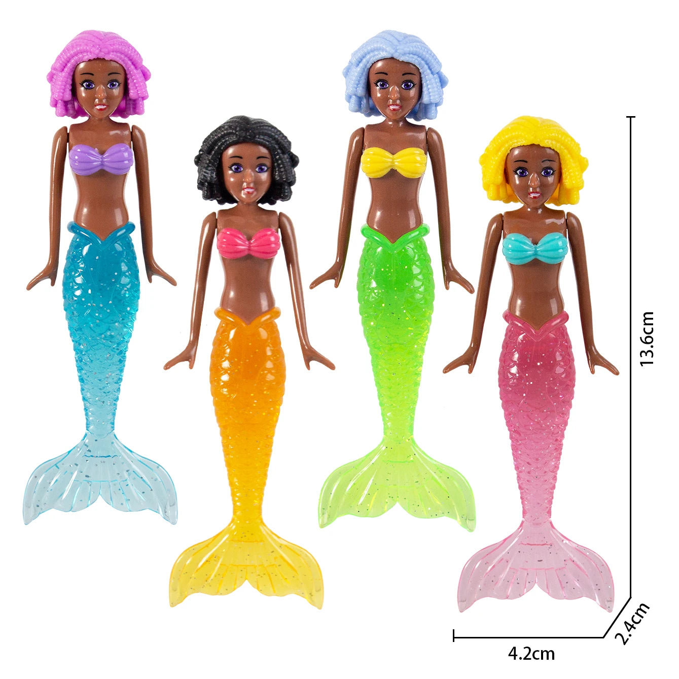 Mermaid Dive Toys Mermaid Bath Toys Colorful Mermaid Pool Toys Swimming Pool Games For Toddlers Boys Girls Teens