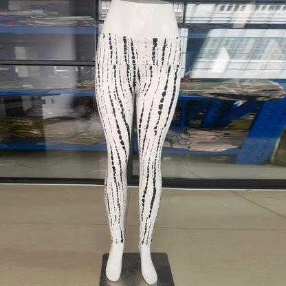 High Waist Bowknot Leggings Butterfly Print Yoga Pants Bandage Tights for Women Push Up Exercise Fitness Workout Legging