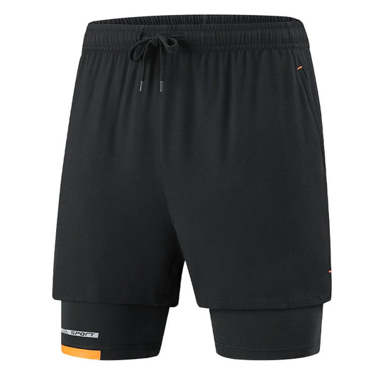Two Piece Men'S Beach Quick Dry Running Sports Board Black Shorts Casual Oversize 8XL 9XL Pants Trousers