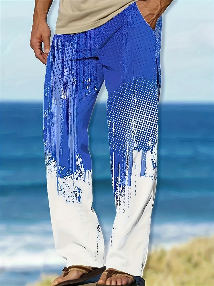 Pants Men's Graffiti Sweatpants 3D Printed Casual Athletic Jogging Pants Y2k Men's Outdoor Beach Breathable Pants