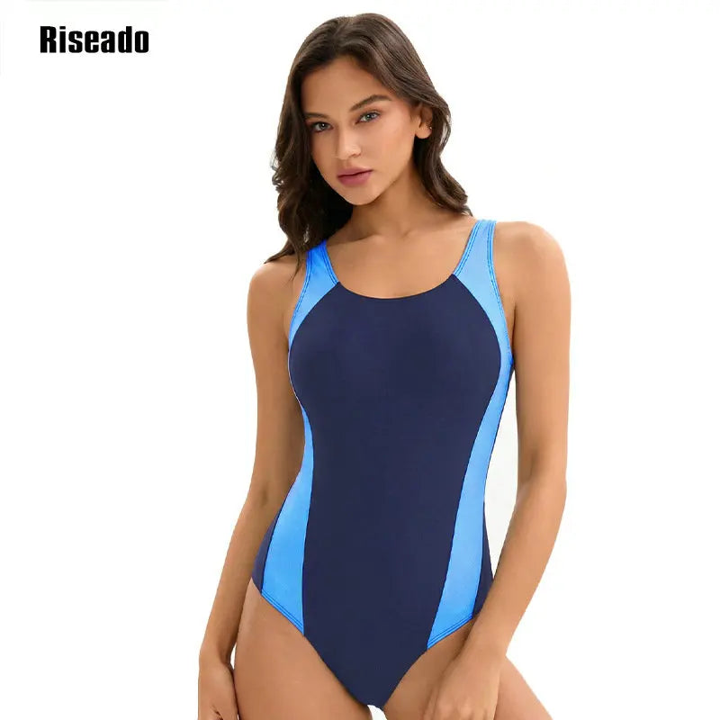 Women's One Piece Swimsuits Athletic Bathing Suit Full Coverage Sport Swimwear Slimming Modest Swim Suits