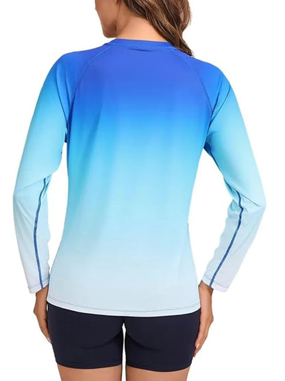 Women Long Sleeve Rashguard Swim Shirts Womens Swimwear Surf Rushguard Top Quality UV-Protection Rush Guard Tops