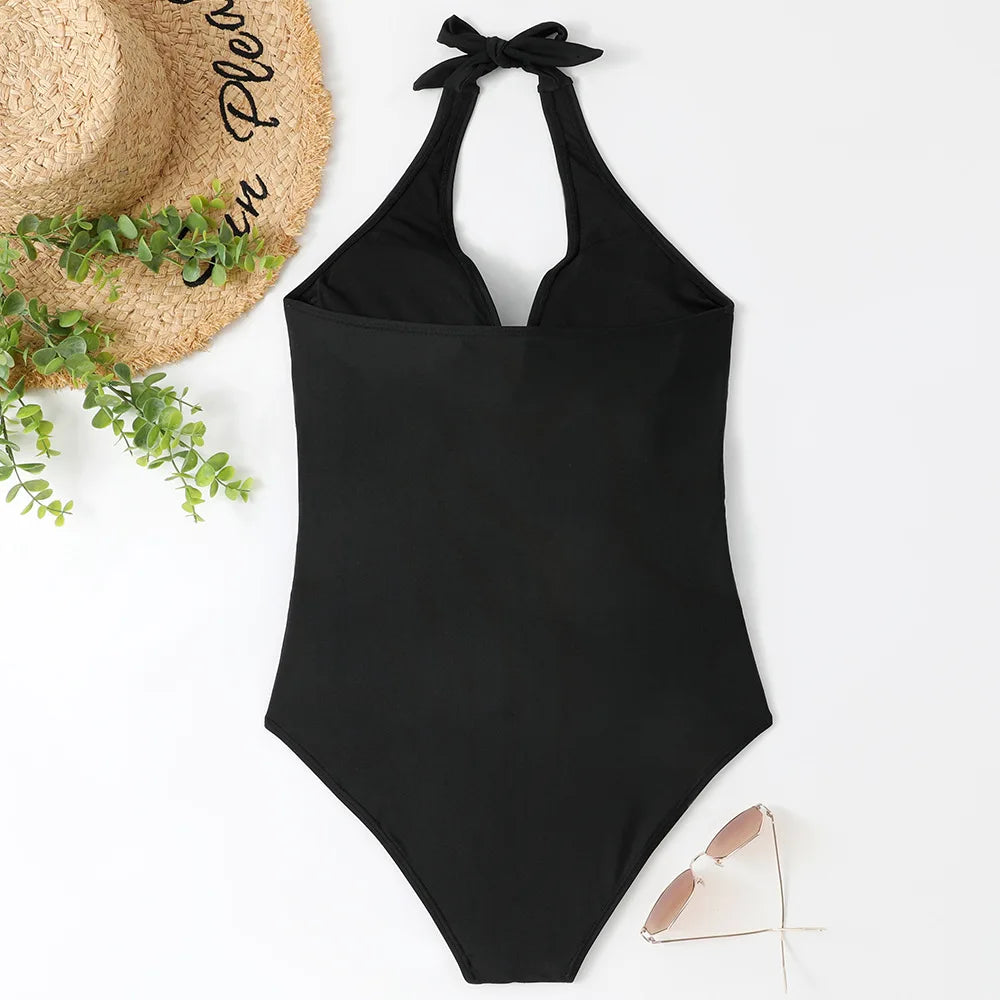 Swimwear Women One Piece Plus Size Swimsuits Closed Push Up Female Beach Swim Wear Body Bathing Suits