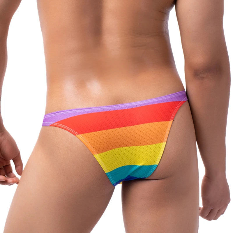 Men's Print Breathable Swim Briefs Men Bikini Brief Bathers different color Designs to choose from Beach and Pool