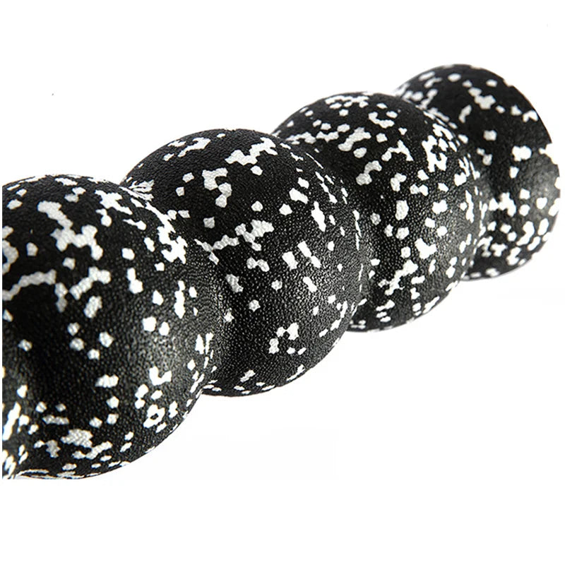 Yoga Foam Roller Wavy-shape EPP Fitness Massage Roller for Trigger Point Therapy Myofascial Release Neck Back Leg Pain Relief