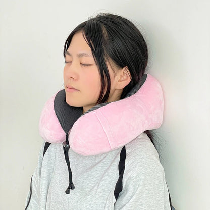 U Shaped Memory Foam Neck Pillows Soft Cervical Orthopedic Pillow Travel Essentials For Airplane Massage Neck Cushion