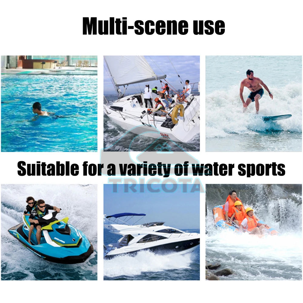 Men Long Sleeve Surfing Clothing UV Protection Water Sports Swimming Tops High-Elastic Diving Tight Swimwear